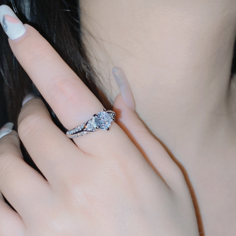 (đ„LAST DAY SALE-80% OFF)Histone Magnetology Moissanite Diamond Ring