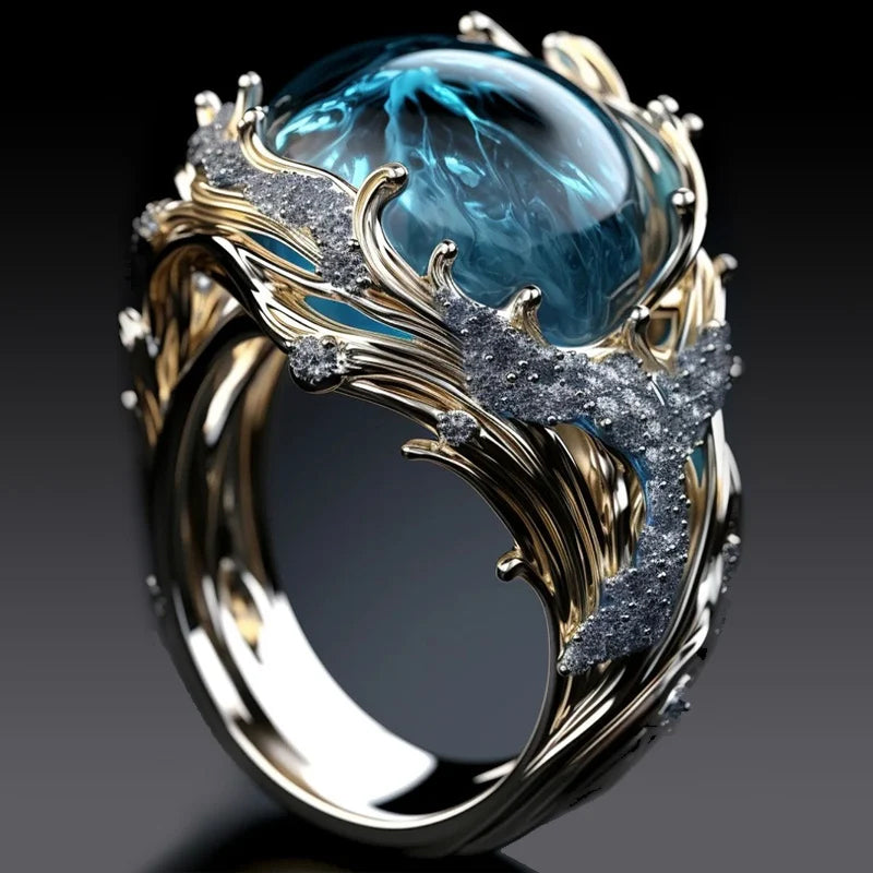 Miniyou Ocean Wave Ring🌊