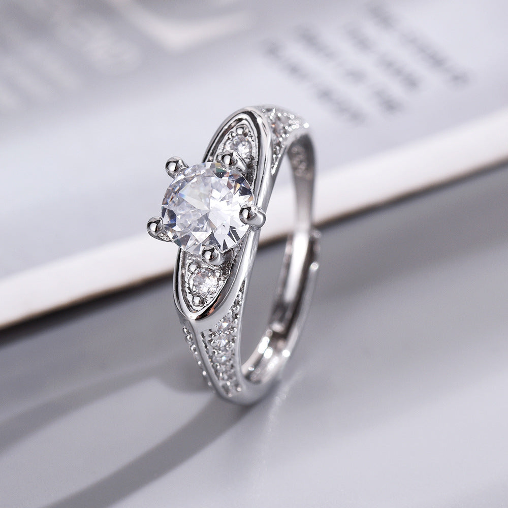 (đ„LAST DAY SALE-80% OFF)Histone Magnetology Moissanite Diamond Ring